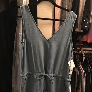 NWT Aqua tencel romper size medium